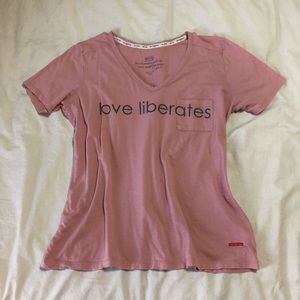 Peace Love World - James V-neck Tee